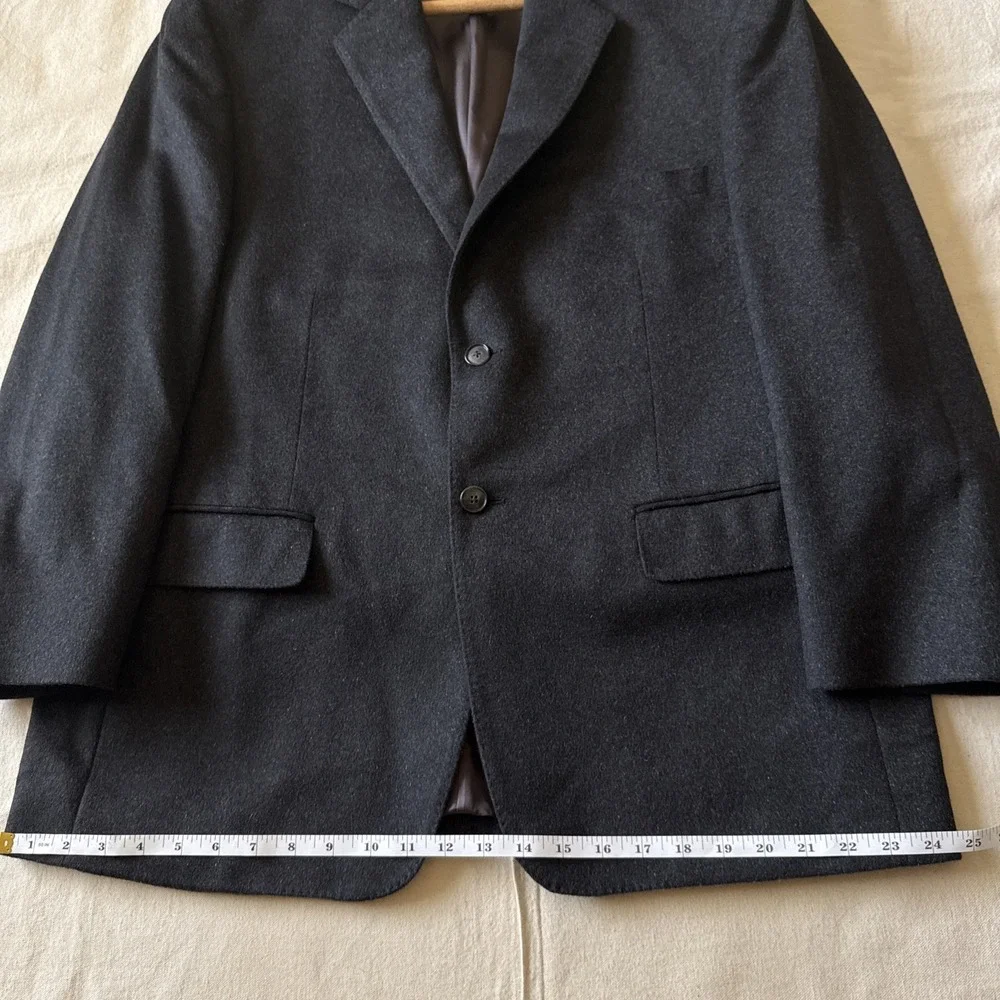 Pronto Uomo Couture 100% Cashmere Blazer Black 44 Short Luxury Coat